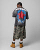 Loiter Chrome Cowboy T-Shirt Vintage Charcoal