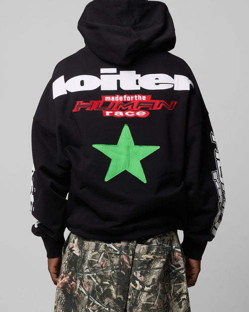 Loiter Substance Hoodie Black