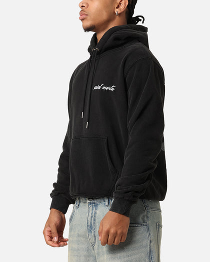 Saint Morta Flower Press Hoodie Vintage Black