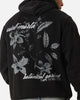 Saint Morta Flower Press Hoodie Vintage Black