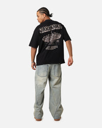 Saint Morta Carnival Mock Neck T-Shirt Black