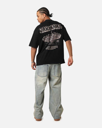 Saint Morta Carnival Mock Neck T-Shirt Black
