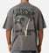 Saint Morta Paradise Mock Neck T-Shirt Washed Charcoal
