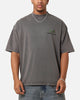 Saint Morta Paradise Mock Neck T-Shirt Washed Charcoal