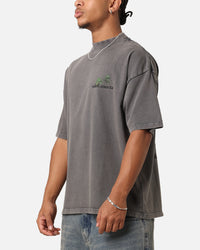 Saint Morta Paradise Mock Neck T-Shirt Washed Charcoal