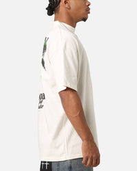 Saint Morta Paradise Mock Neck T-Shirt Off White