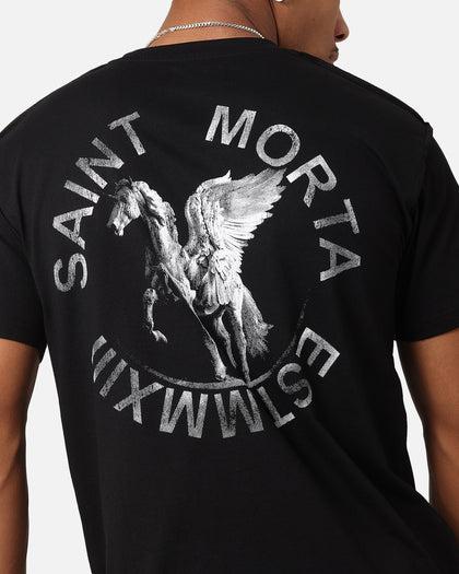 Saint Morta Pegasus Lafayette T-Shirt Black