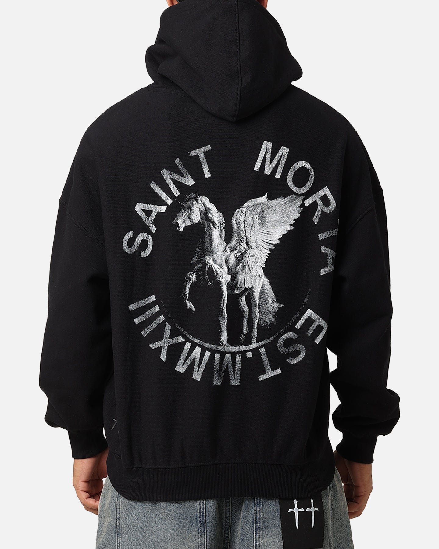 Saint Morta Pegasus Premium Hoodie Black | Culture Kings US