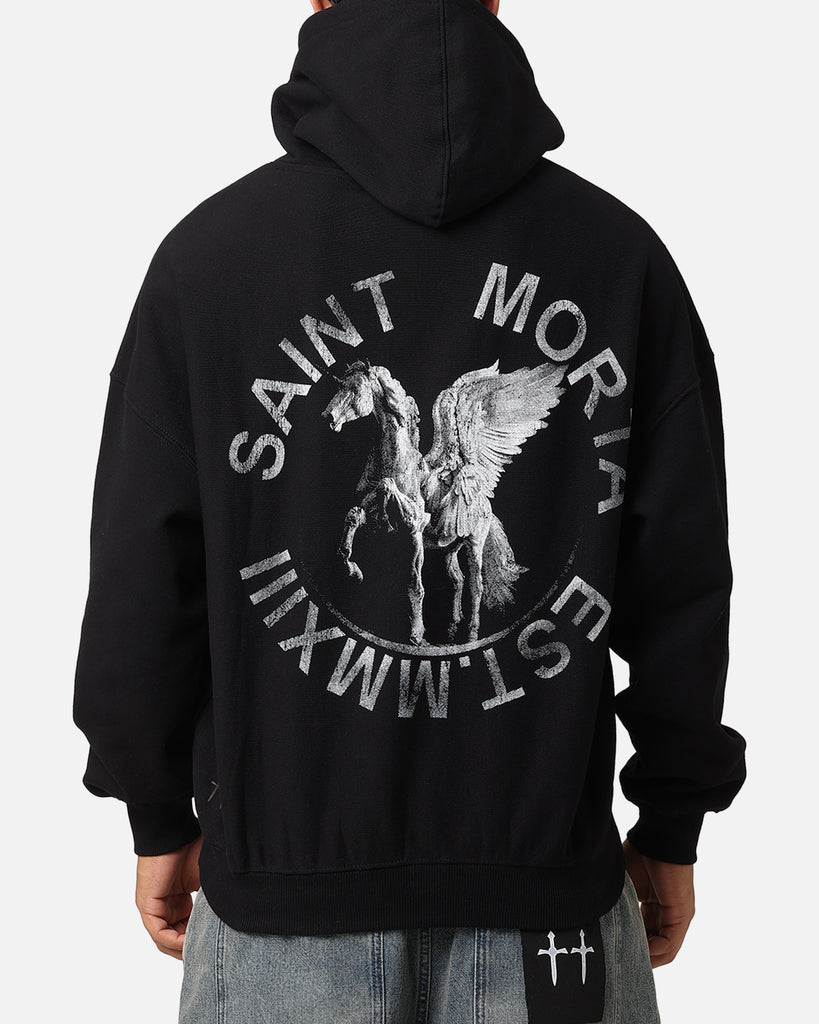 Saint Morta Pegasus Premium Hoodie Black | Culture Kings US