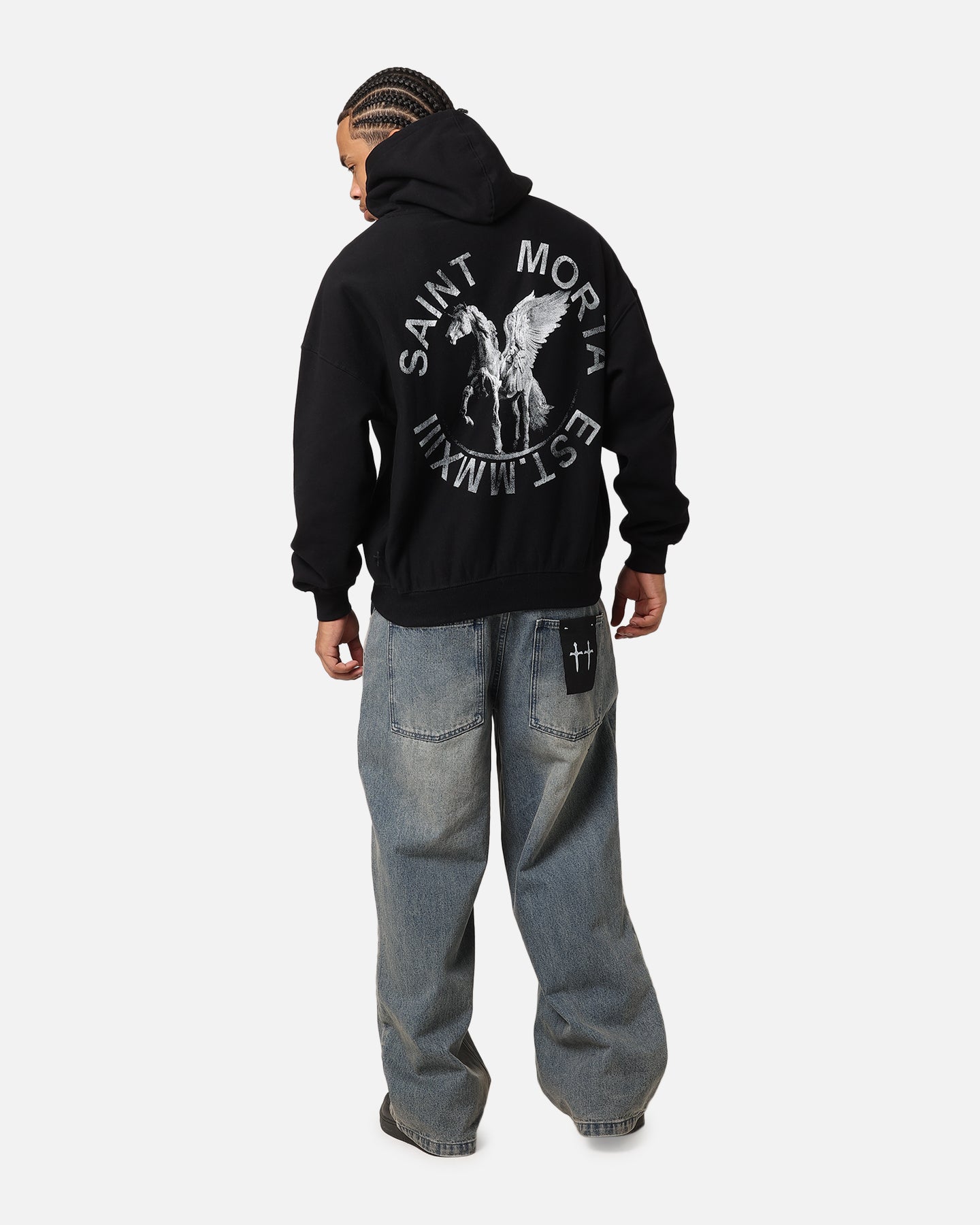 Saint Morta Pegasus Premium Hoodie Black | Culture Kings US