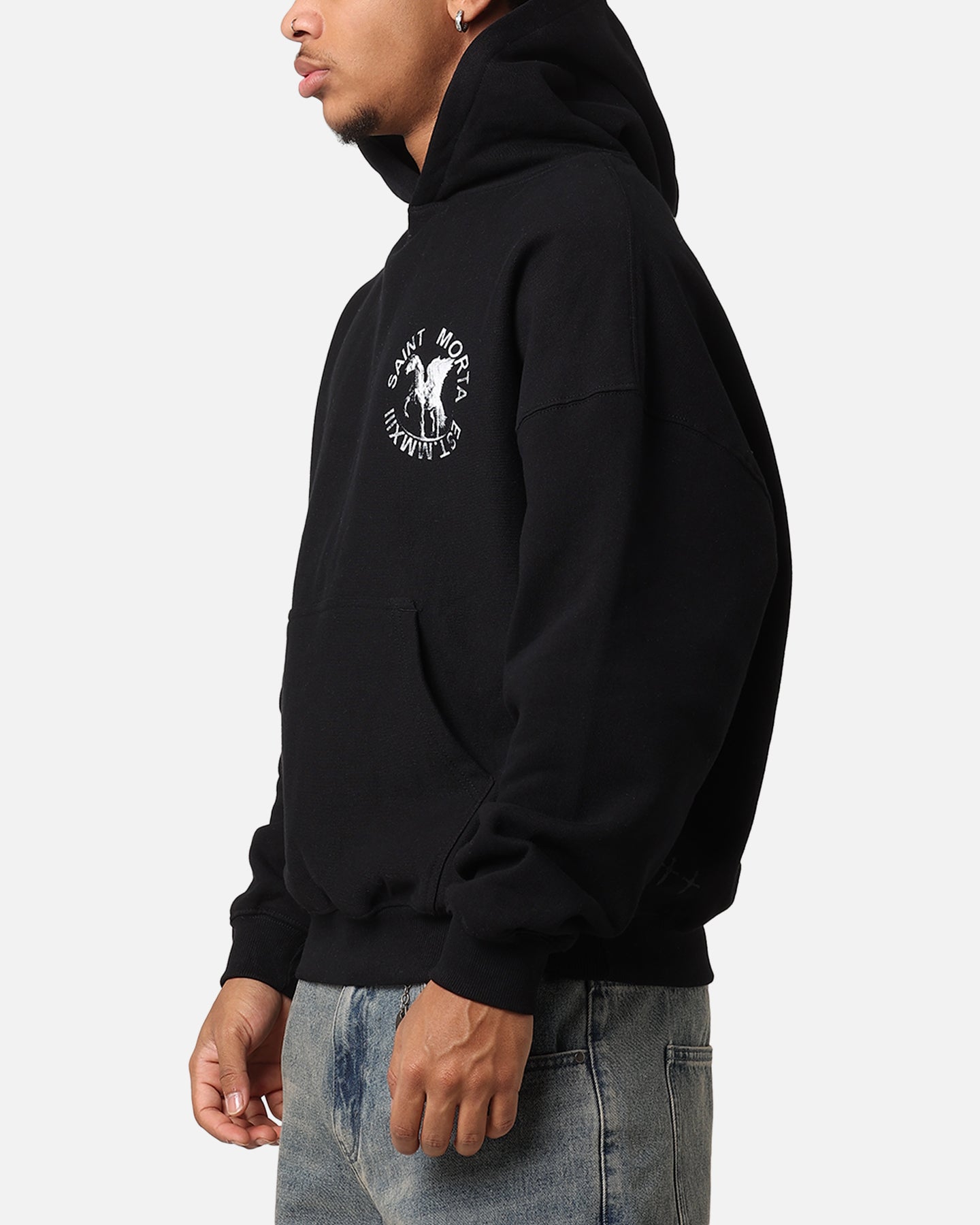 Saint Morta Pegasus Premium Hoodie Black | Culture Kings US