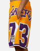 Mitchell & Ness Los Angeles Lakers Dennis Rodman Maxxed Out Shorts Yellow/Purple