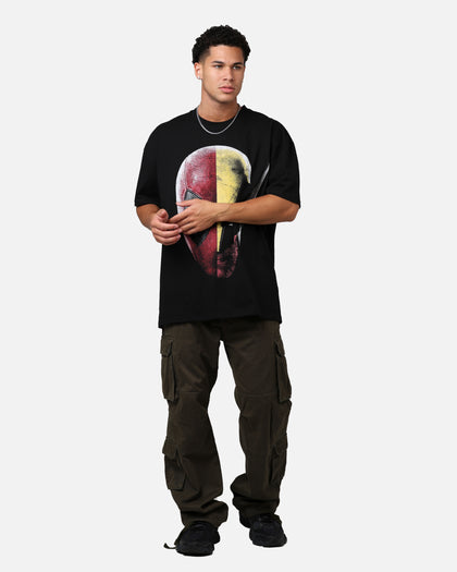 Goat Crew Marvel Deadpool and Wolverine Heavyweight T-Shirt Black