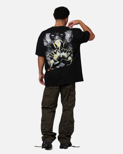 Goat Crew Marvel Deadpool and Wolverine Heavyweight T-Shirt Black