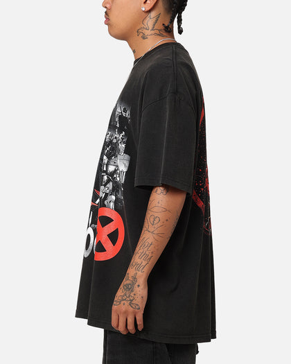 Goat Crew Marvel Deadpool Comic Heavy T-Shirt Vintage Black