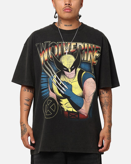 Goat Crew Marvel X-Men Wolverine Heavy T-Shirt Vintage Black