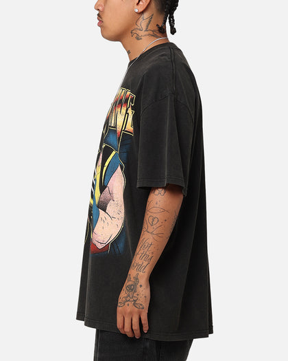 Goat Crew Marvel X-Men Wolverine Heavy T-Shirt Vintage Black