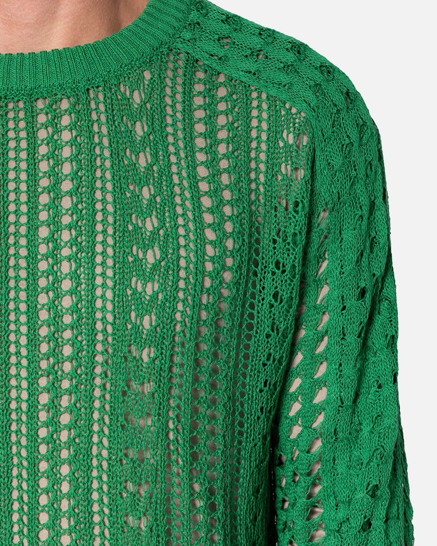 新品未使用！Qung クン マドンミエルknitzip Elmer Crochet Cardigan Brown