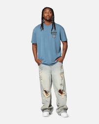 S Double Combo Platter T-Shirt Marine Blue