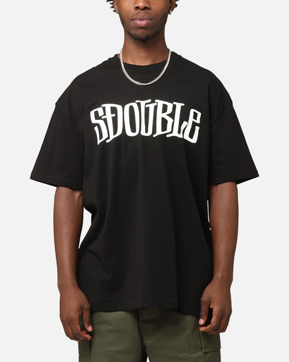 S Double Design By T-Shirt Black