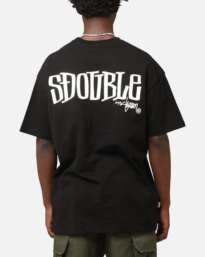 S Double Design By T-Shirt Black