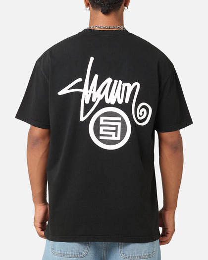 S Double Shawn Dot T-Shirt Washed Black