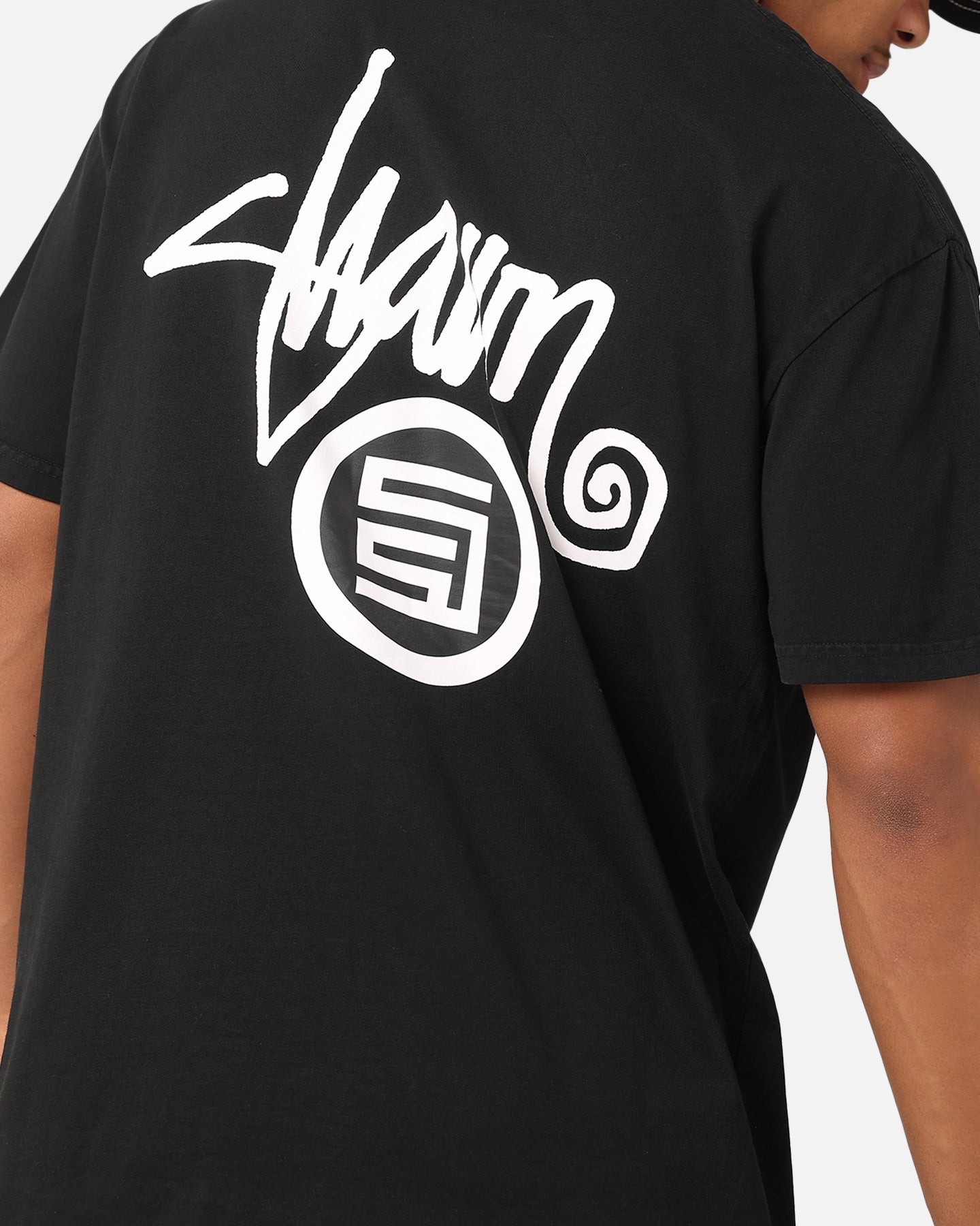 S Double Shawn Dot T-Shirt Washed Black | Culture Kings US