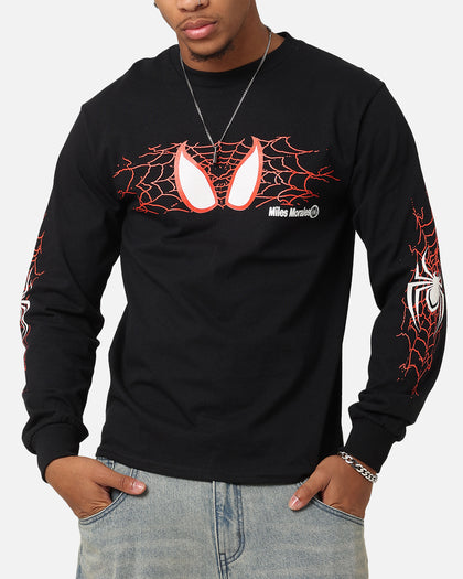 Goat Crew Marvel Spider-Man Y2K Miles Long Sleeve T-Shirt Black
