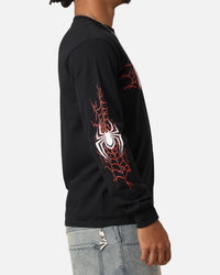 73Studio Marvel Spider-Man Y2K Miles Long Sleeve T-Shirt Black