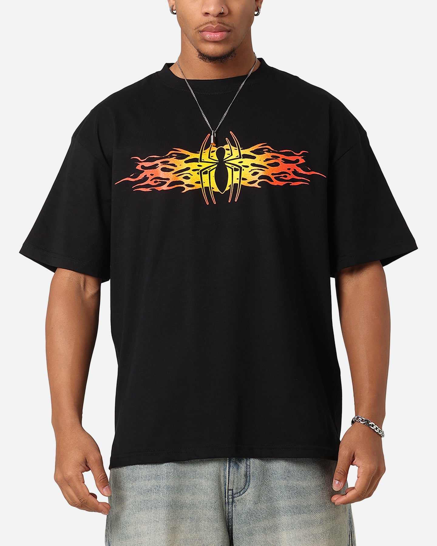73Studio Marvel Spider-Man Y2K Spidey T-Shirt Black | Culture Kings US