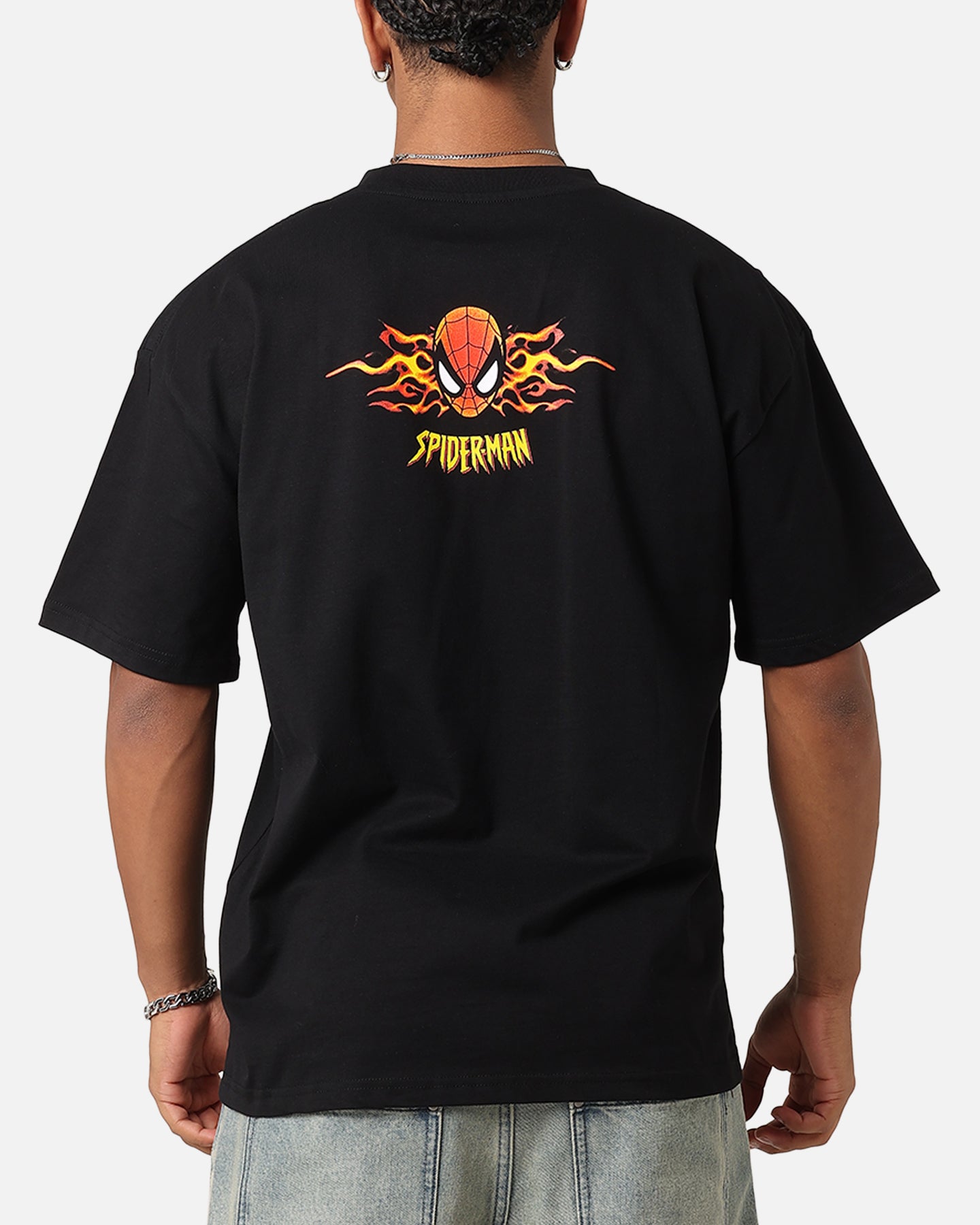 73Studio Marvel Spider-Man Y2K Spidey T-Shirt Black | Culture Kings US