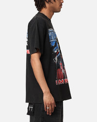 73Studio X The Boys Homelander Vintage T-Shirt Black Acidwash