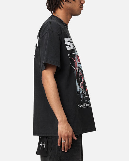 Goat Crew X The Boys The Seven Vought Vintage T-Shirt Black Acidwash