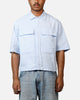 MNML Cropped Short Sleeve Shirt Light Blue