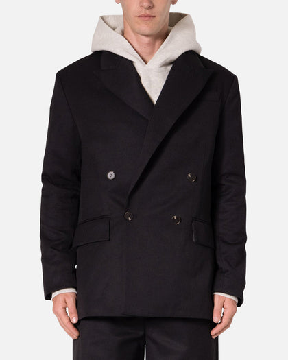 MNML Double Breasted Suit Jacket Black