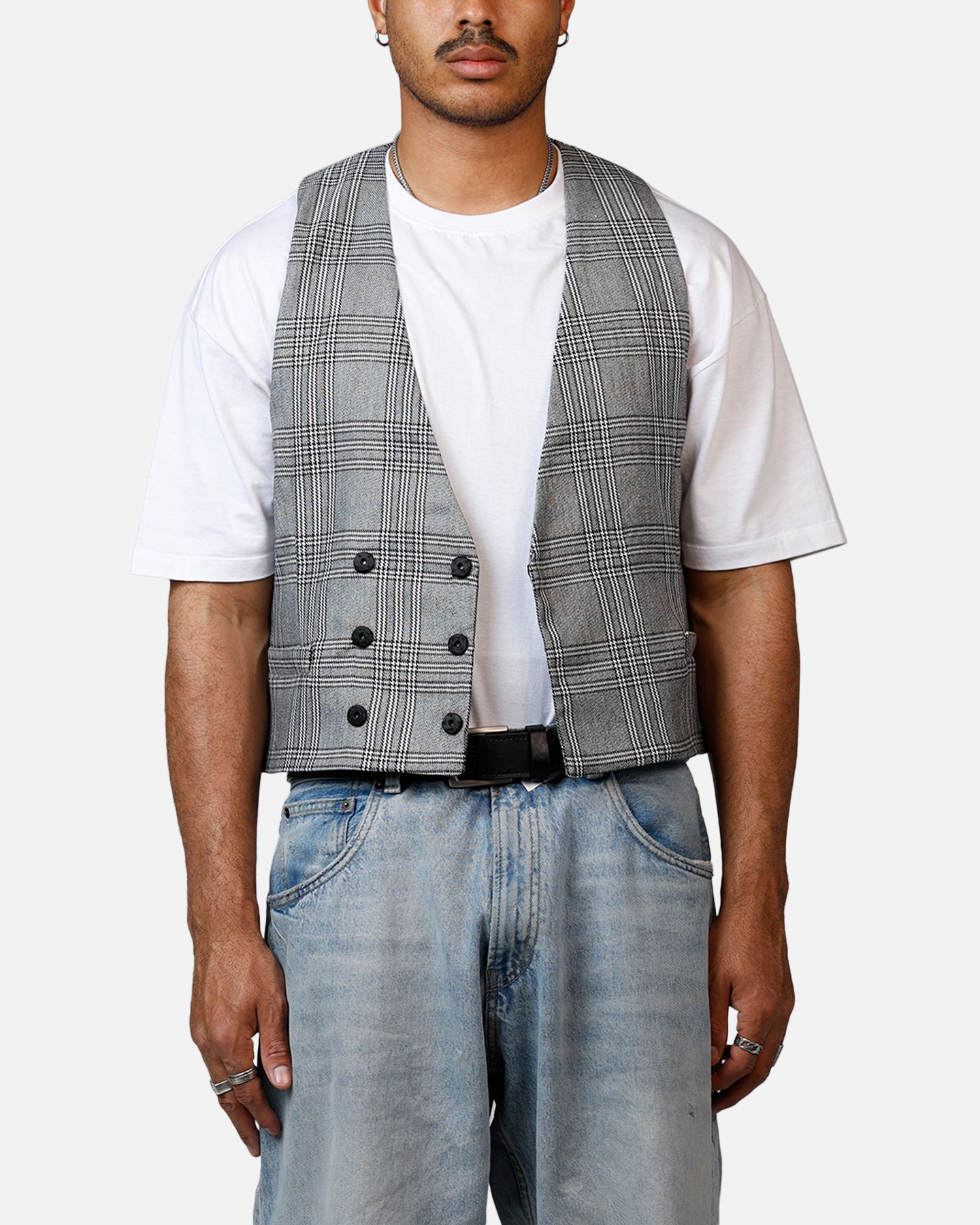 MNML Played Suit Vest Black/Grey | Culture Kings US