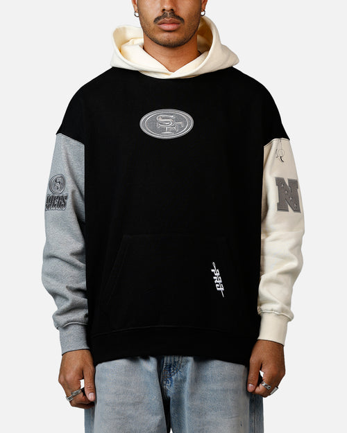 Pro Standard San Francisco 49ers Reverse French Terry Hoodie Black/Grey