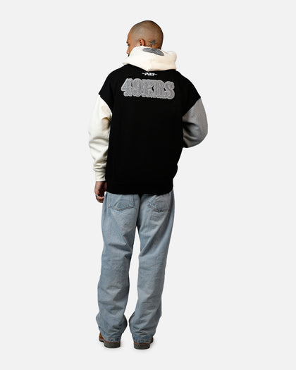 Pro Standard San Francisco 49ers Reverse French Terry Hoodie Black/Grey