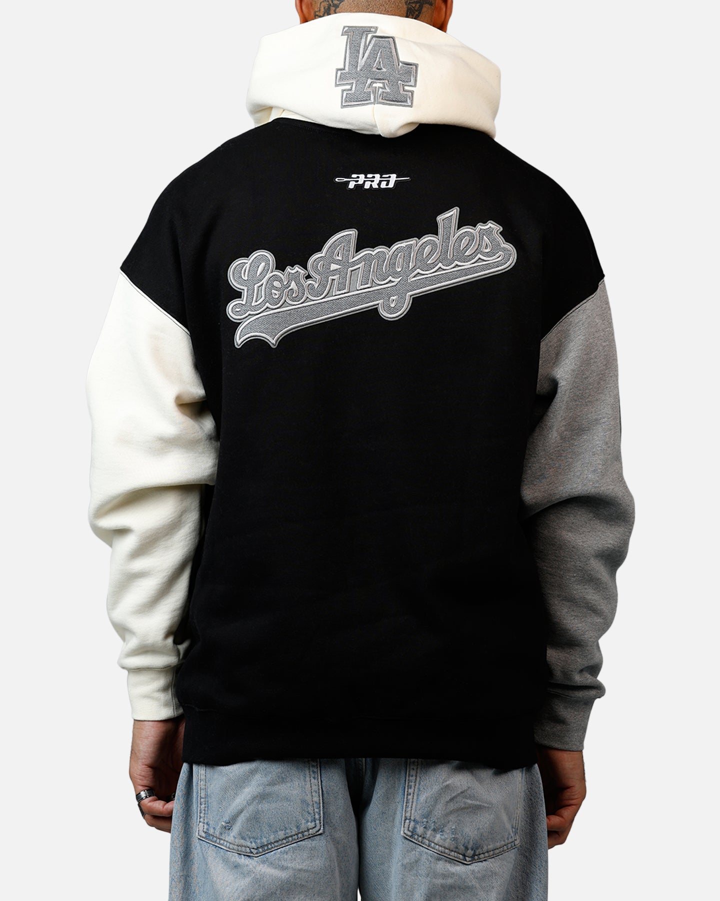 Pro Standard Los Angeles Dodgers Reverse French Terry Hoodie Black