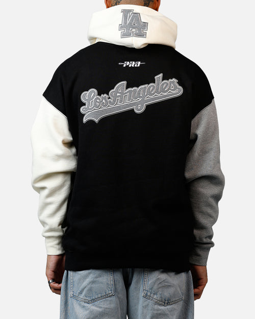 Pro Standard Los Angeles Dodgers Reverse French Terry Hoodie Black/Grey
