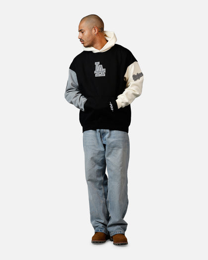 Pro Standard Los Angeles Dodgers Reverse French Terry Hoodie Black/Grey
