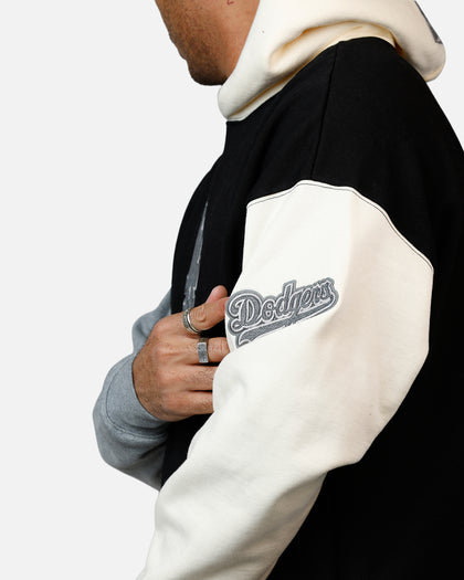 Pro Standard Los Angeles Dodgers Reverse French Terry Hoodie Black/Grey