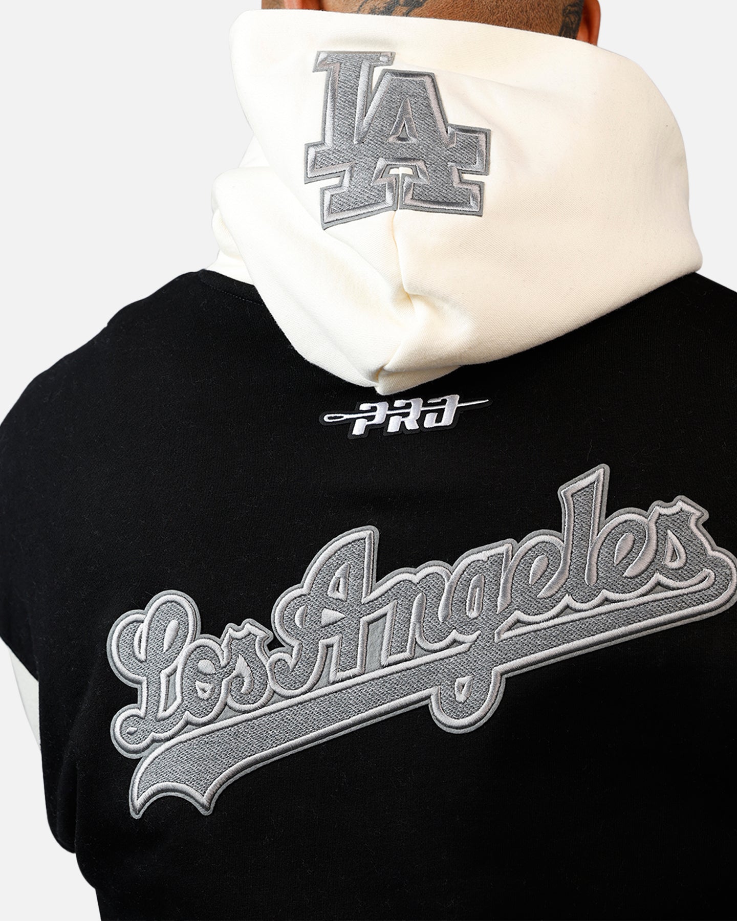 Pro Standard Los Angeles Dodgers Reverse French Terry Hoodie Black