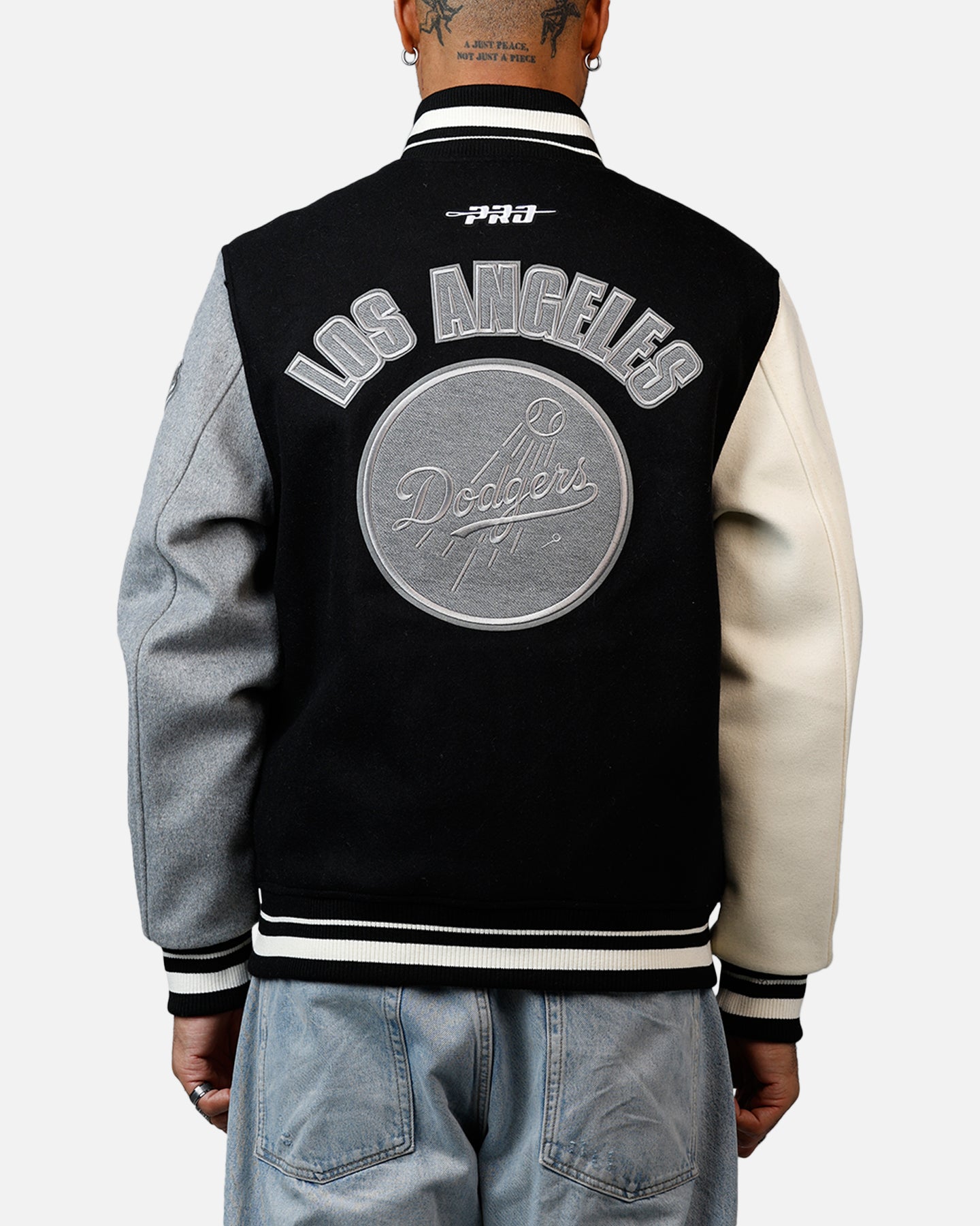 Pro Standard Los Angeles Dodgers Reverse French Terry Wool Varsity