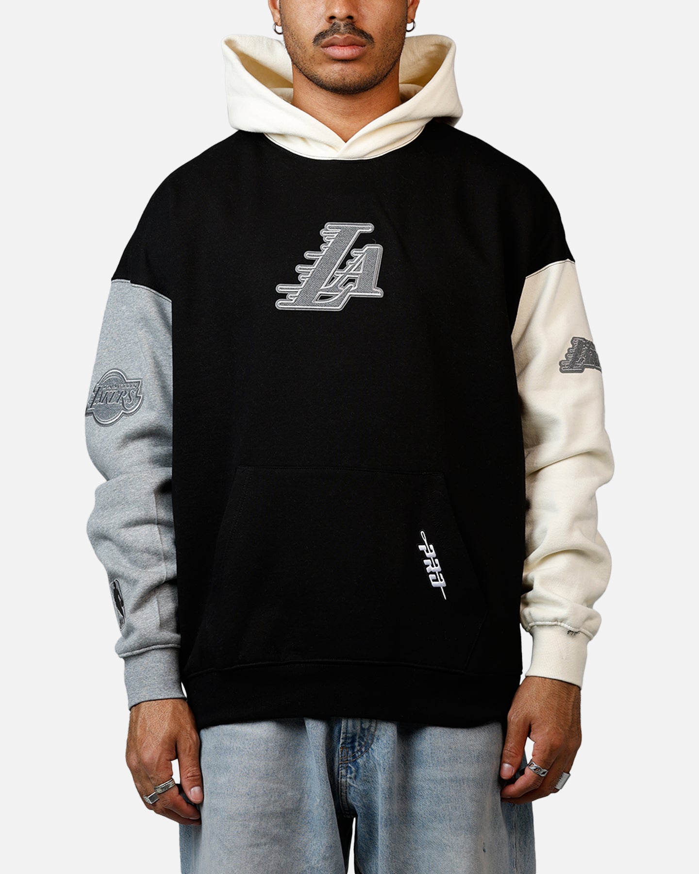 Pro Standard Los Angeles Lakers Reverse French Terry Hoodie Black