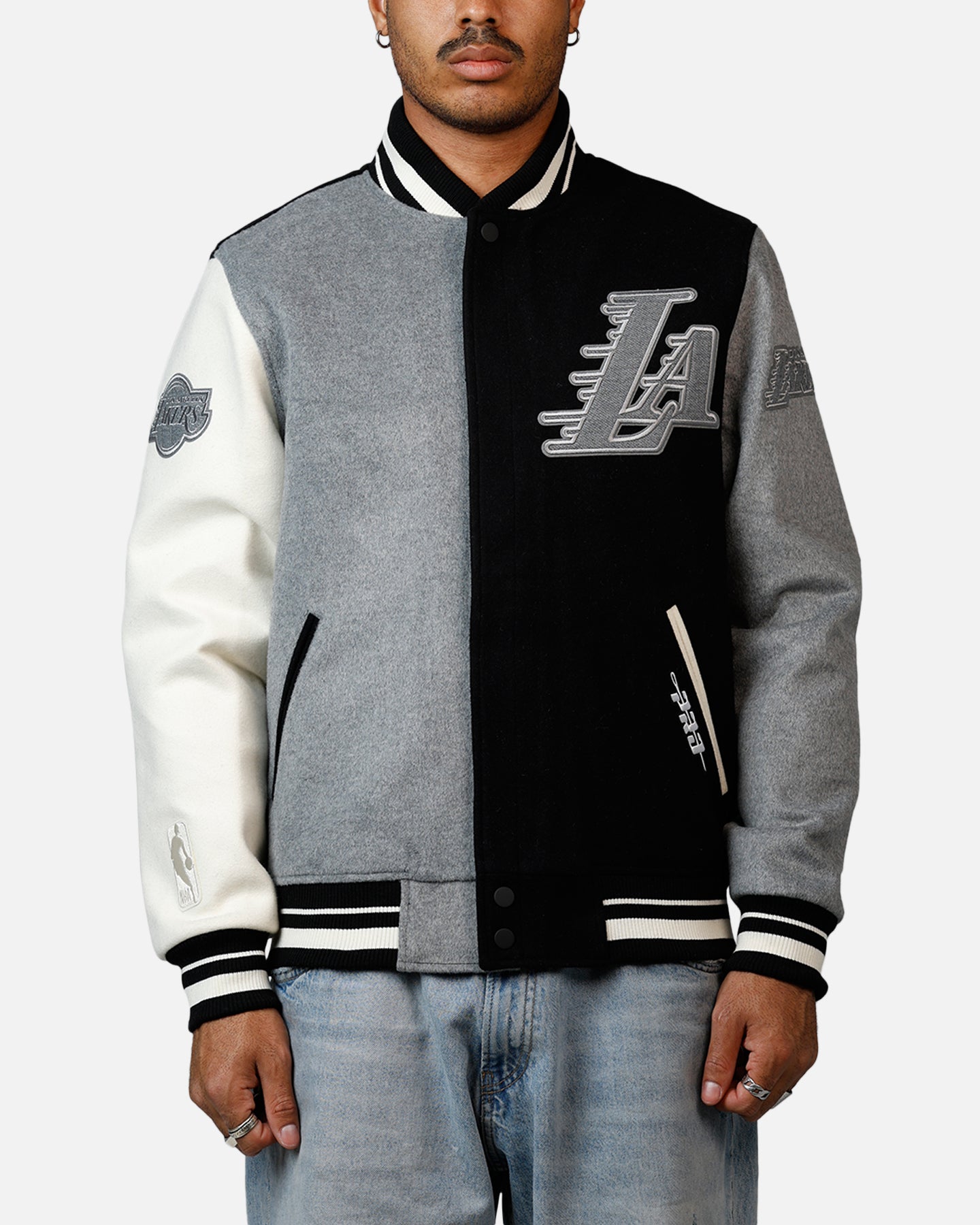 Pro Standard Los Angeles Lakers Reverse French Terry Wool Varsity