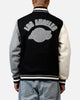 Pro Standard Los Angeles Lakers Reverse French Terry Wool Varsity Jacket Black/Grey