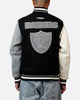 Pro Standard Las Vegas Raiders Reverse French Terry Wool Varsity Jacket Black/Grey