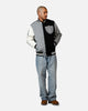 Pro Standard Las Vegas Raiders Reverse French Terry Wool Varsity Jacket Black/Grey