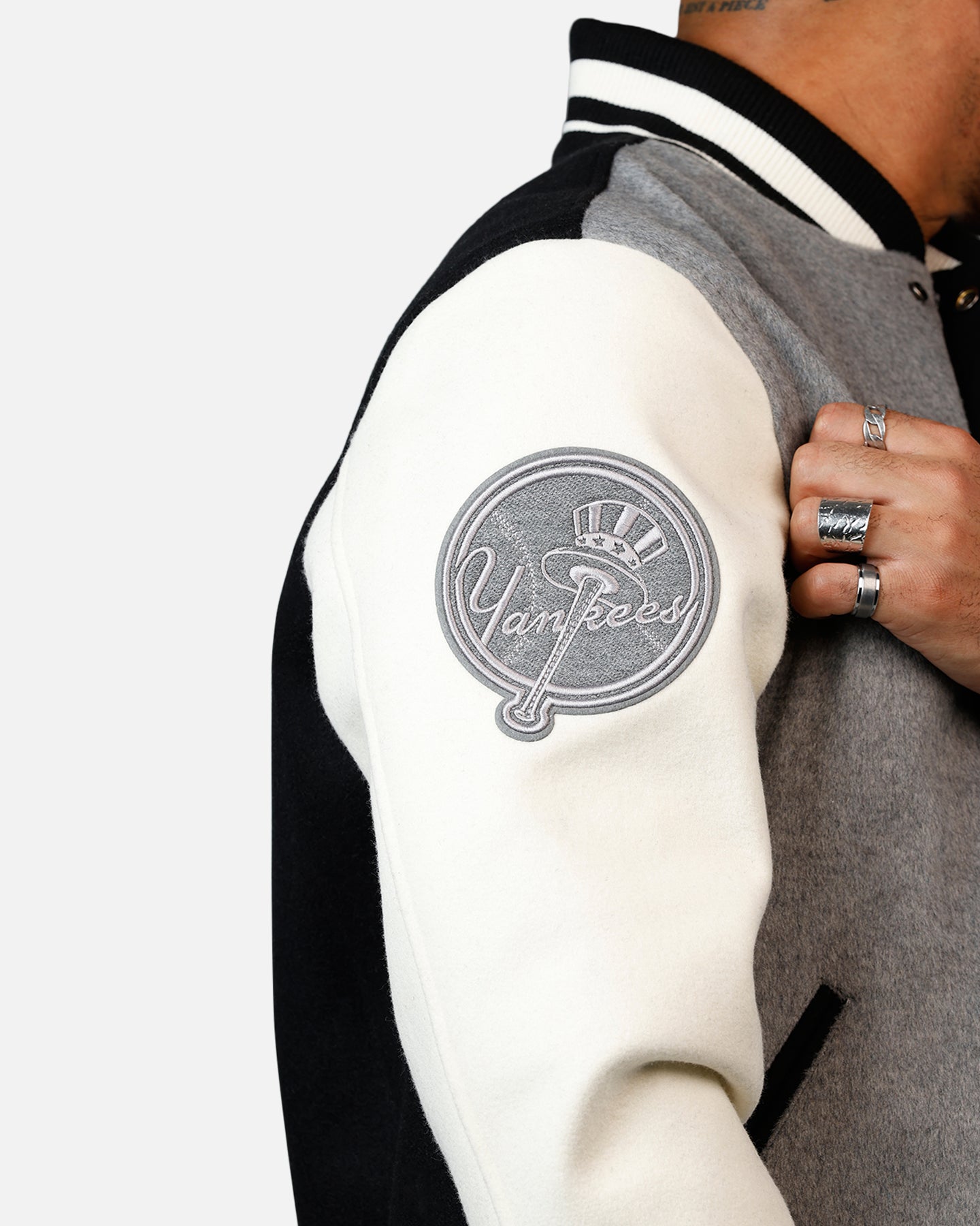 Pro Standard New York Yankees Reverse French Terry Wool Varsity